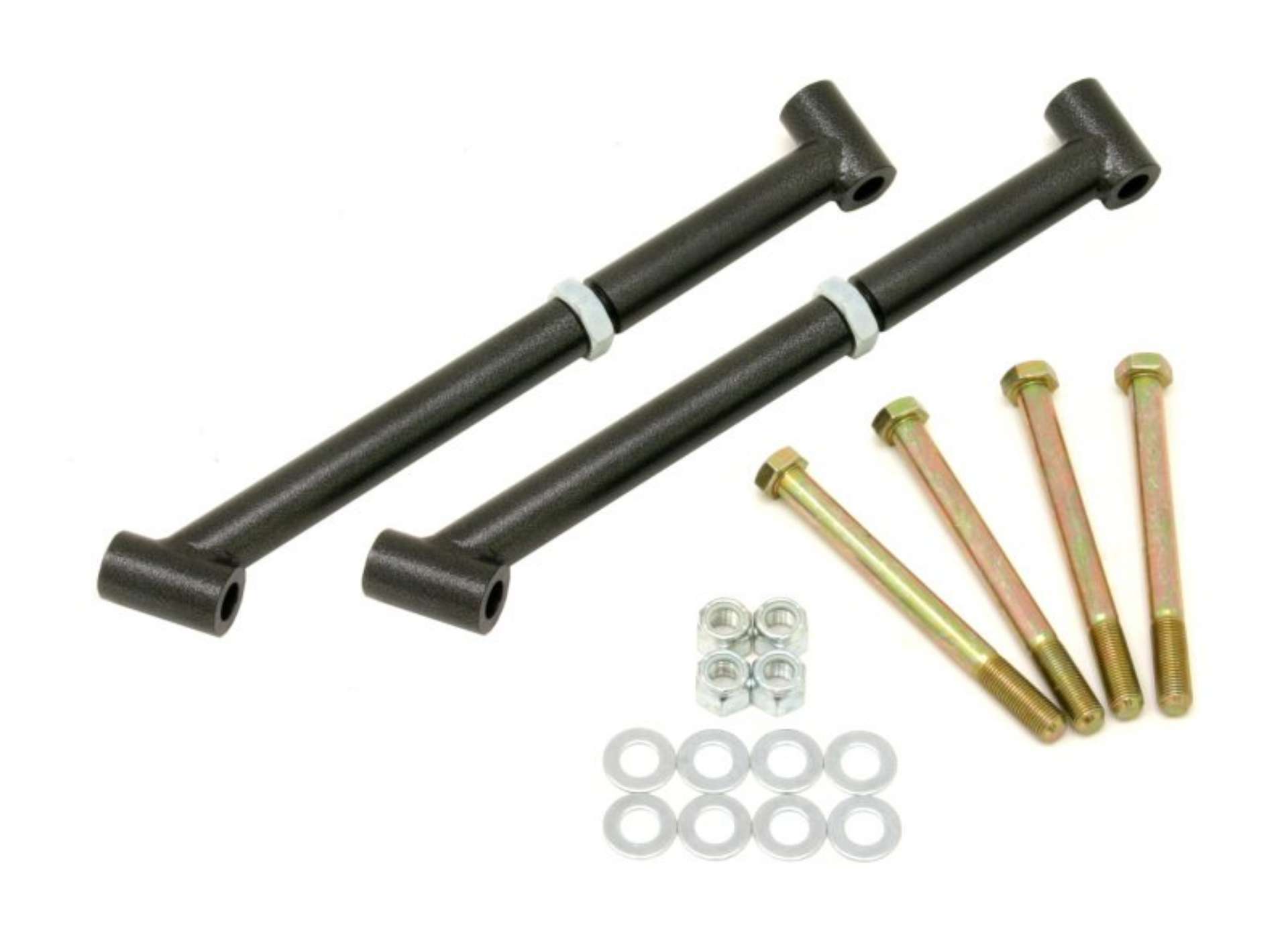 Picture of BMR 68-72 A-Body Control Arm Reinforcement Braces - Black Hammertone