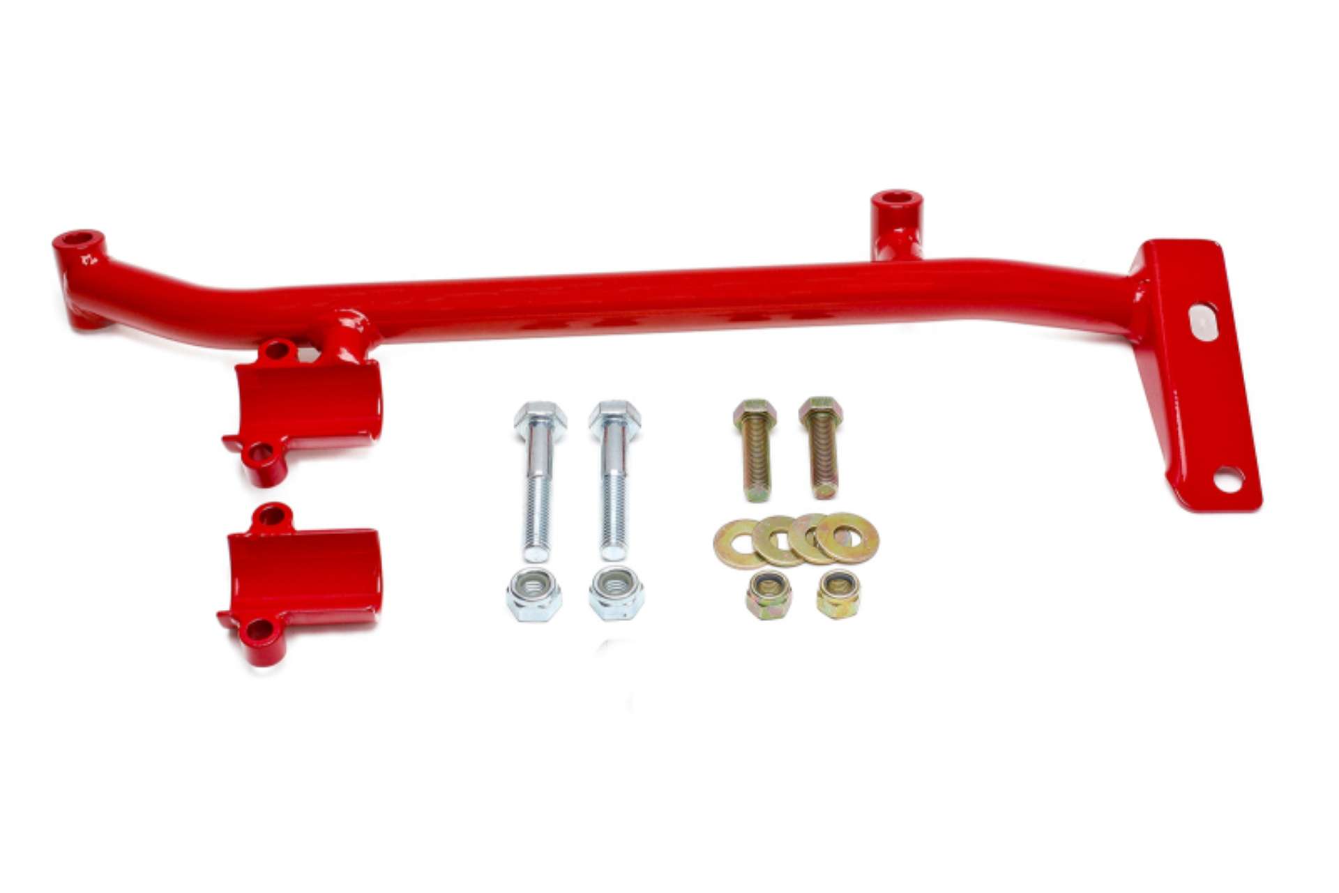 Picture of BMR 93-02 F-Body Manual Steering Bracket For Stock K-Member Only - Red