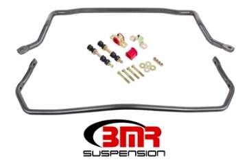 Picture of BMR 78-87 G-Body Front & Rear Sway Bar Kit w- Bushings - Black Hammertone