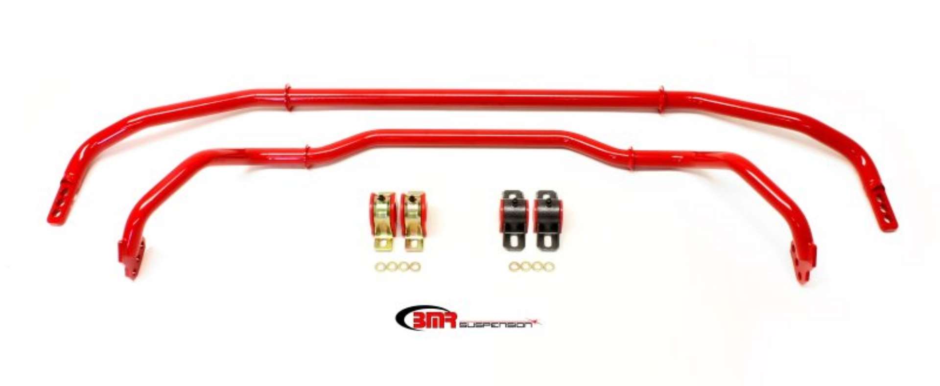 Picture of BMR 13-15 5th Gen Camaro Front & Rear Sway Bar Kit w- Bushings - Red