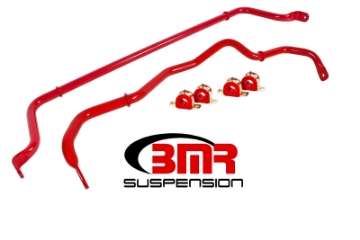 Picture of BMR 16-17 6th Gen Camaro Front & Rear Sway Bar Kit w- Bushings - Red