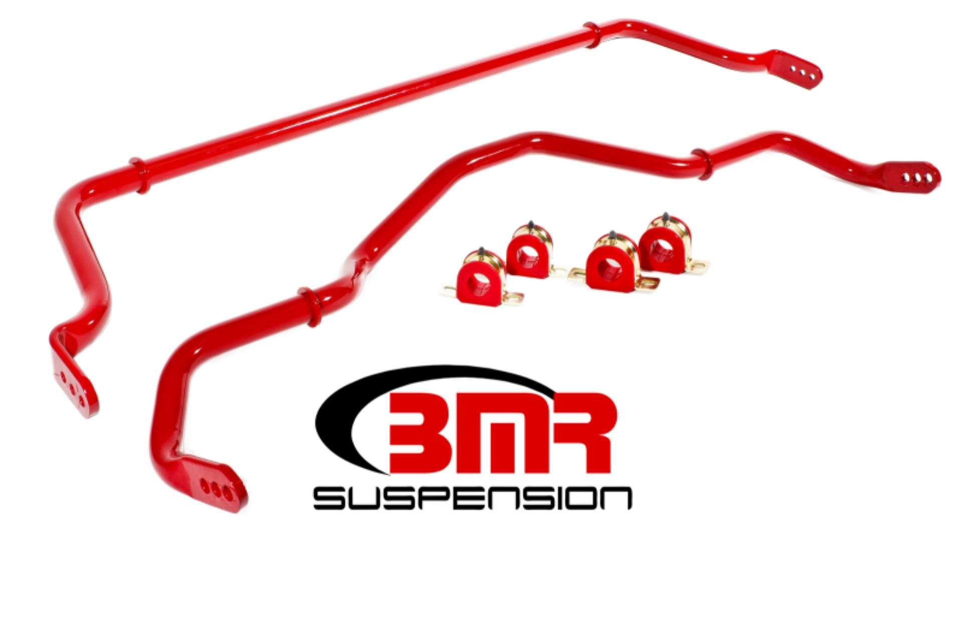 Picture of BMR 16-17 6th Gen Camaro Front & Rear Sway Bar Kit w- Bushings - Red