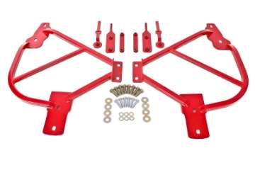 Picture of BMR 10-15 5th Gen Camaro Bolt-On Subframe Connectors - Red