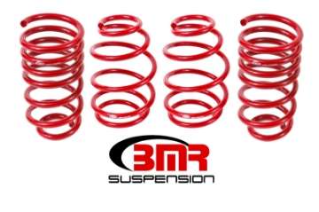 Picture of BMR 10-15 5th Gen Camaro V8 Lowering Spring Kit Set Of 4 - Red