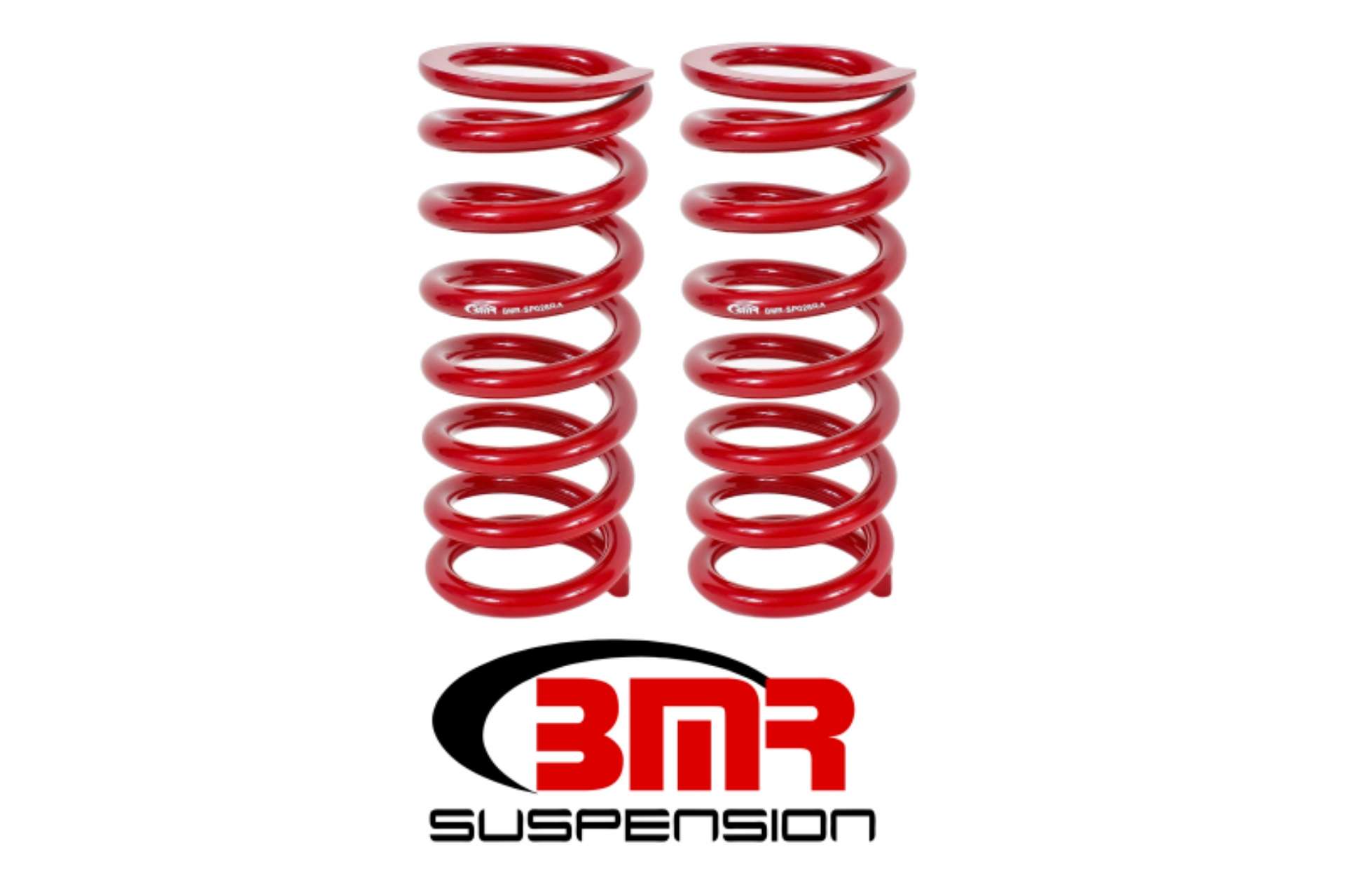 Picture of BMR 79-04 Fox Mustang Front Lowering Springs - Red