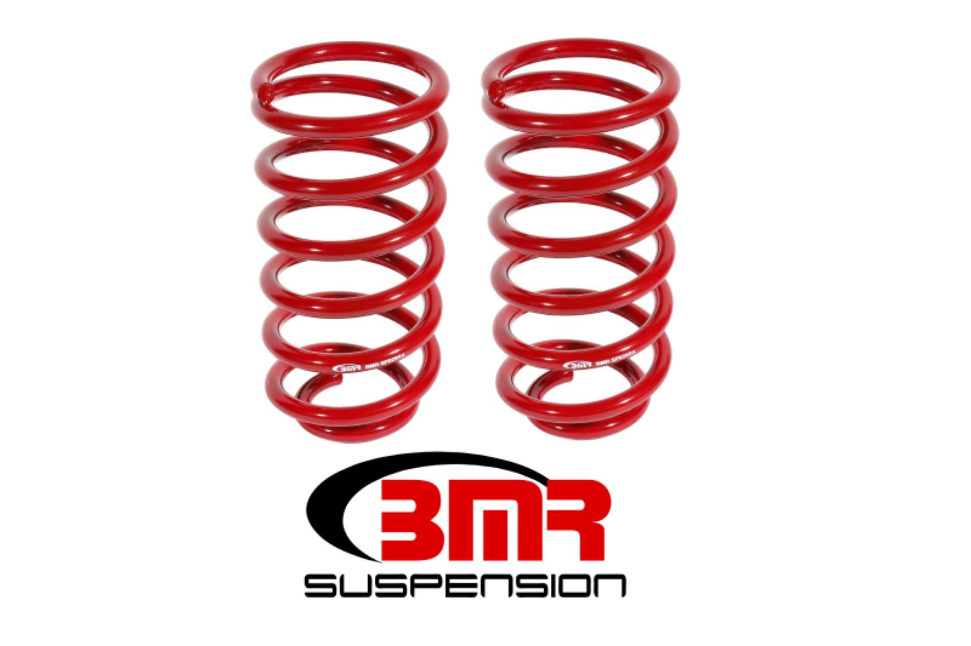 Picture of BMR 79-04 Fox Mustang Rear Lowering Springs - Red