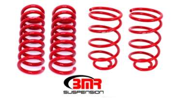 Picture of BMR 64-66 A-Body Lowering Spring Kit Set Of 4 - Red