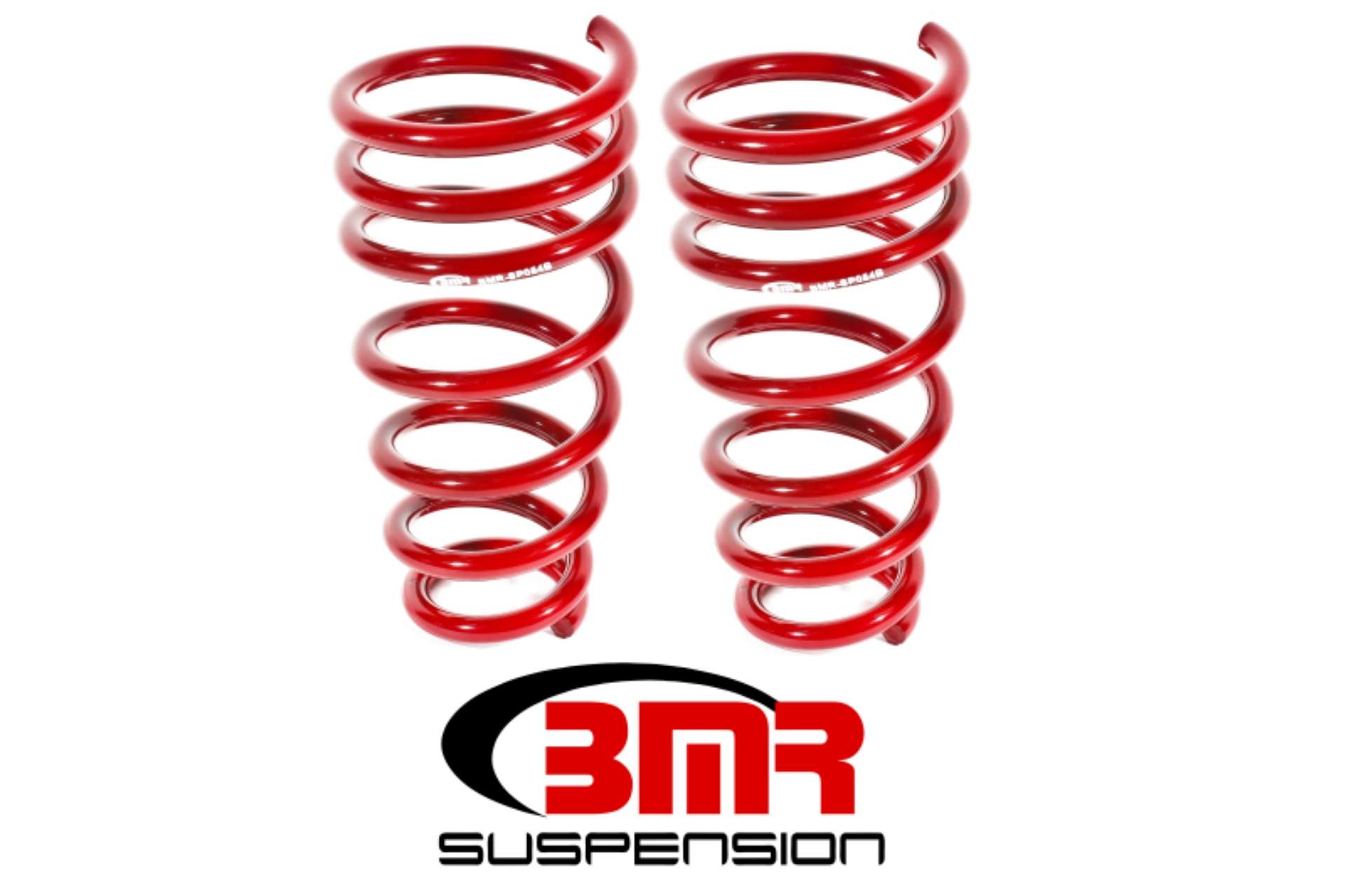 Picture of BMR 10-15 5th Gen Camaro V6 Rear Lowering Springs - Red