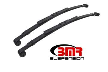 Picture of BMR 67-69 1st Gen F-Body Rear Lowering Leaf Springs 2in Drop - Black