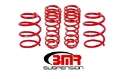 Picture of BMR 05-14 S197 Mustang GT Handling Version Lowering Springs Set Of 4 - Red