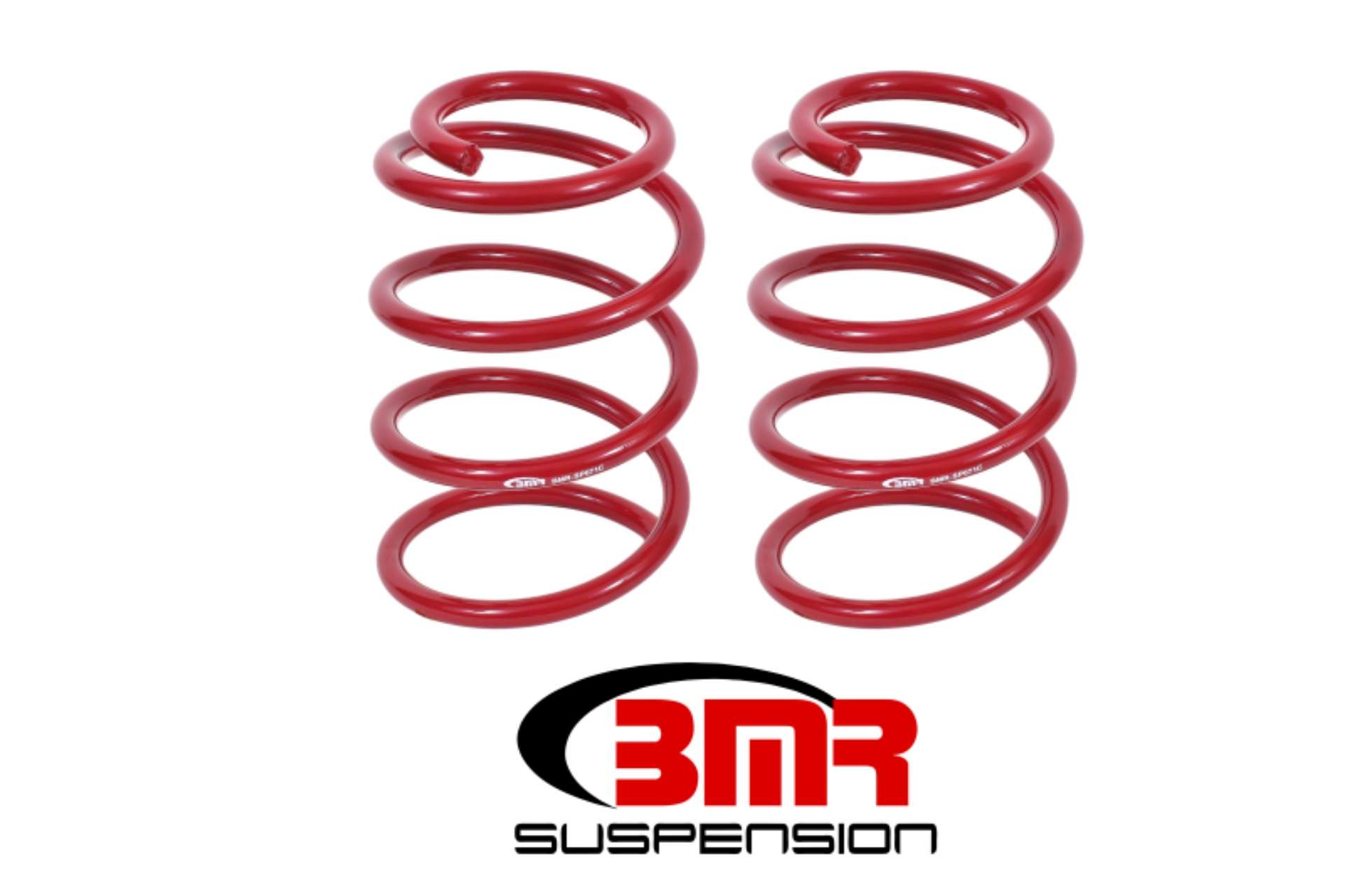 Picture of BMR 07-14 Shelby GT500 Front Performance Version Lowering Springs - Red