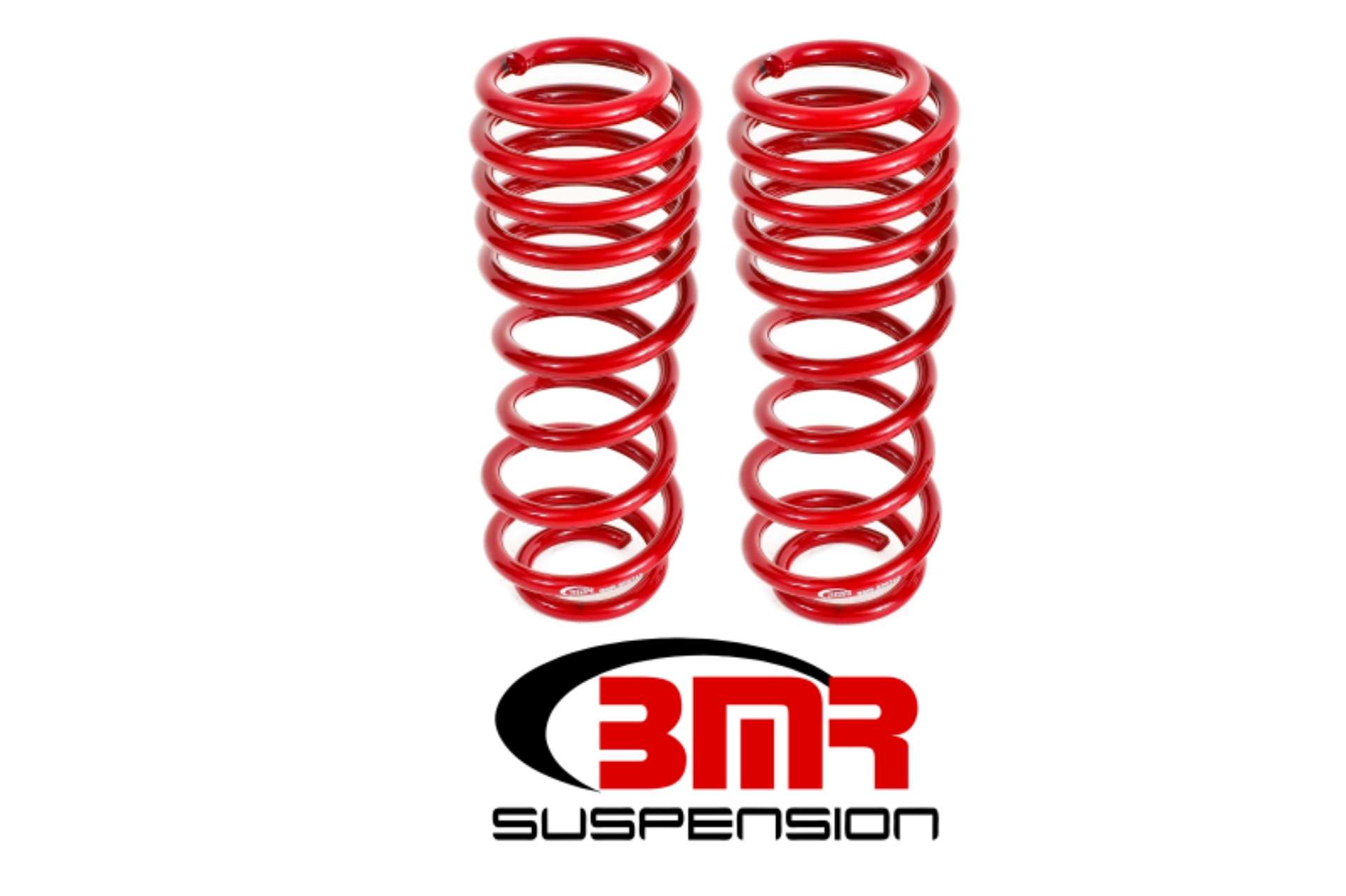 Picture of BMR 07-14 Shelby GT500 Rear Handling Version Lowering Springs - Red