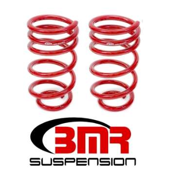 Picture of BMR 10-15 5th Gen Camaro V8 Rear Lowering Springs - Red