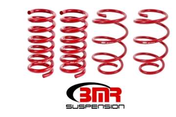 Picture of BMR 15-17 S550 Mustang Performance Version Lowering Springs Set Of 4 - Red