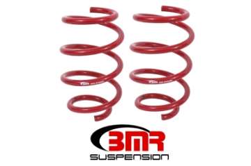 Picture of BMR 15-17 S550 Mustang Front Handling Version Lowering Springs - Red