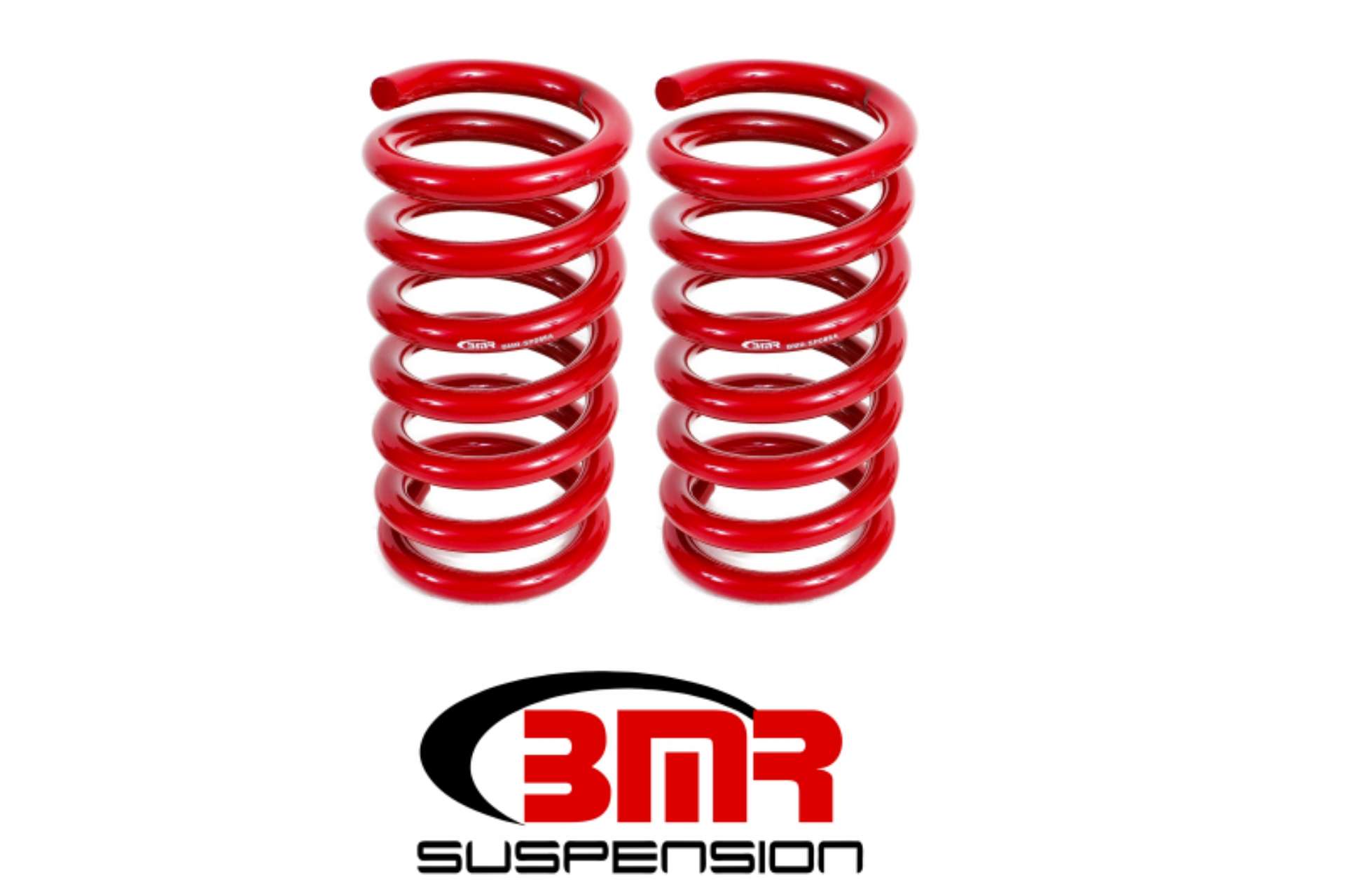 Picture of BMR 15-17 S550 Mustang Rear Drag Version Lowering Springs - Red