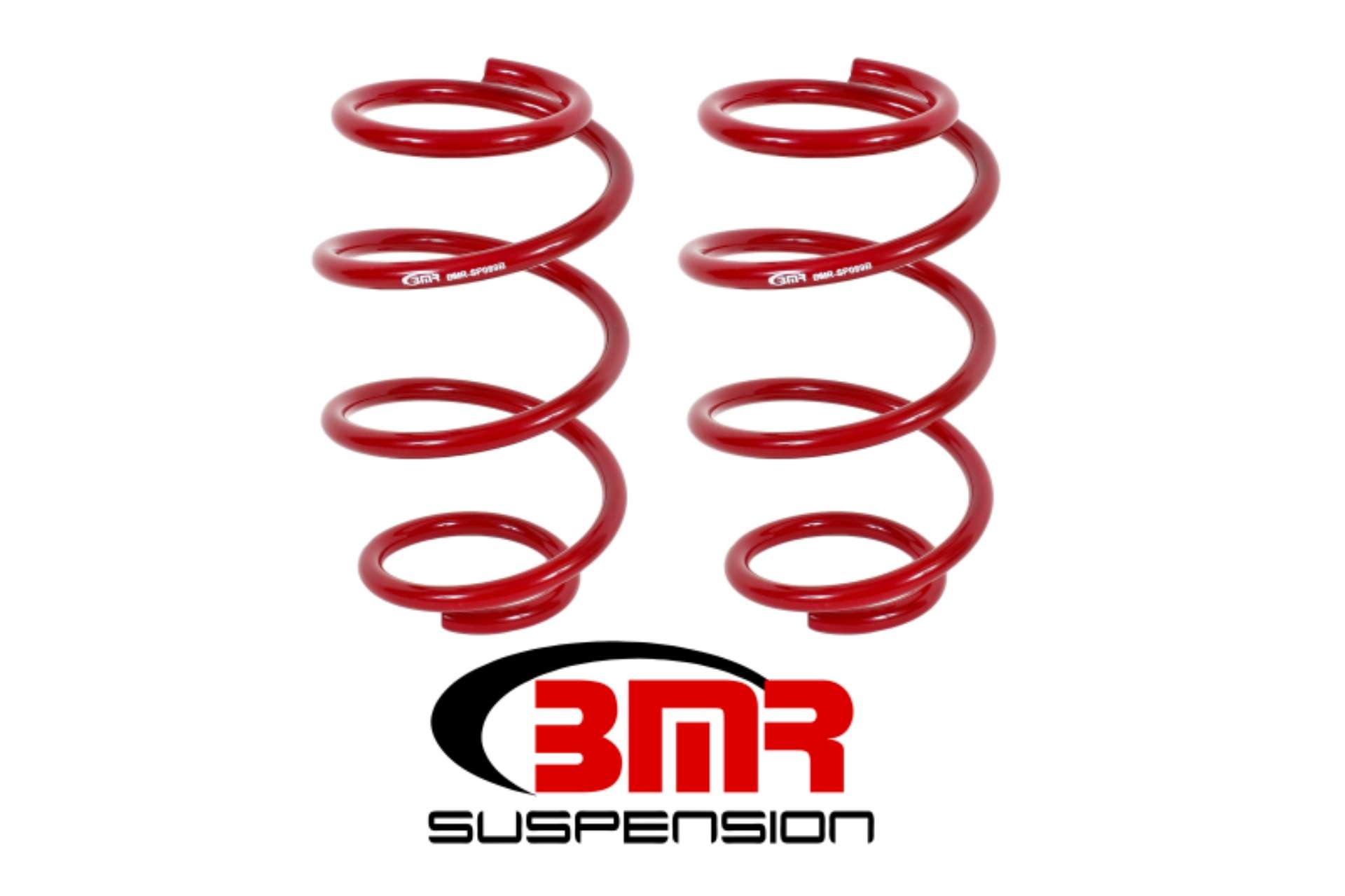 Picture of BMR 15-17 S550 Mustang Front Performance Version Lowering Springs - Red