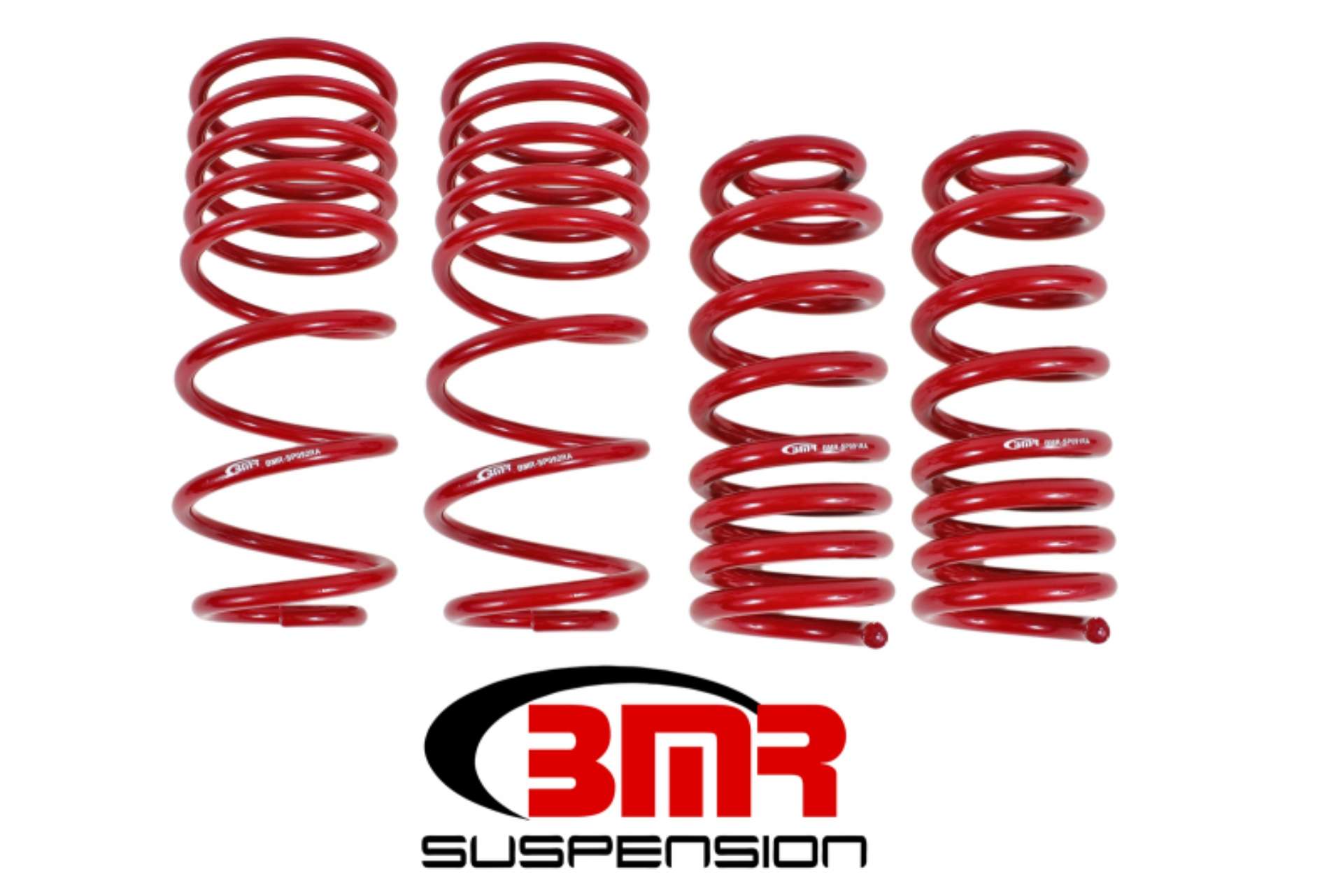 Picture of BMR 93-02 F-Body Handling Version Lowering Spring Kit Set Of 4 - Red