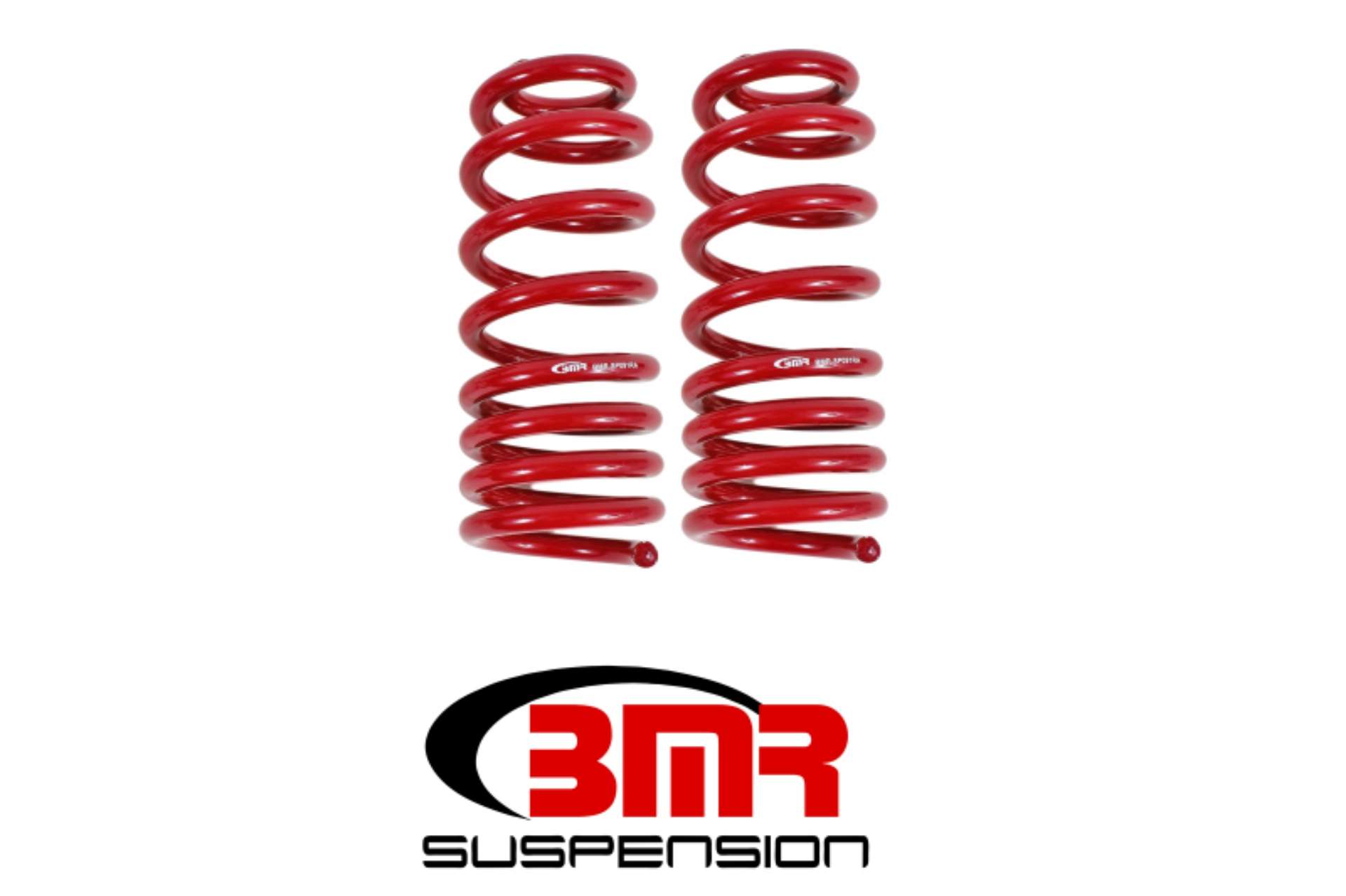 Picture of BMR 93-02 F-Body Front Handling Version Lowering Springs - Red