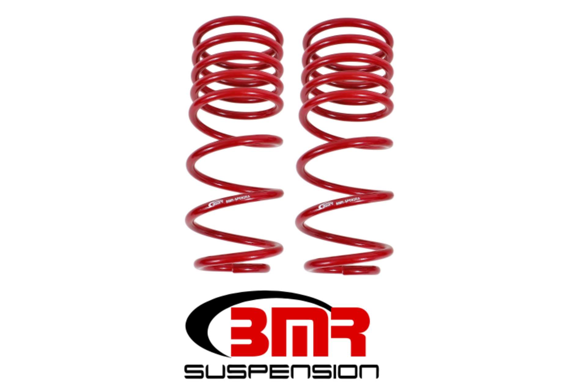 Picture of BMR 82-02 3rd Gen X-Body Rear Handling Version Lowering Springs - Red