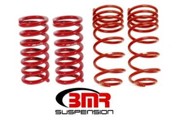 Picture of BMR 82-82 3rd Gen F-Body Lowering Spring Kit Set Of 4 - Red