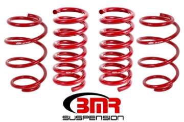 Picture of BMR 15-17 S550 Mustang Performance Version Lowering Springs Set Of 4 - Red