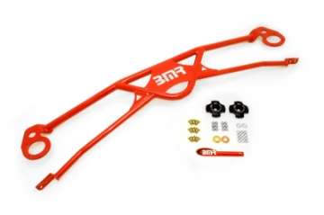 Picture of BMR 2010 5th Gen Camaro Front 4-Point Strut Tower Brace - Red