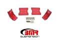 Picture of BMR 79-04 Fox Mustang Lower Torque Box Reinforcement Plates - Red