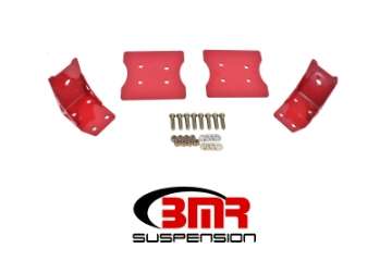 Picture of BMR 79-04 Fox Mustang Lower Torque Box Reinforcement Plates - Red