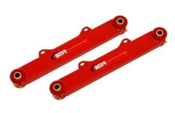 Picture of BMR 10-15 5th Gen Camaro Rear Non-Adj- Toe Rods Polyurethane - Red