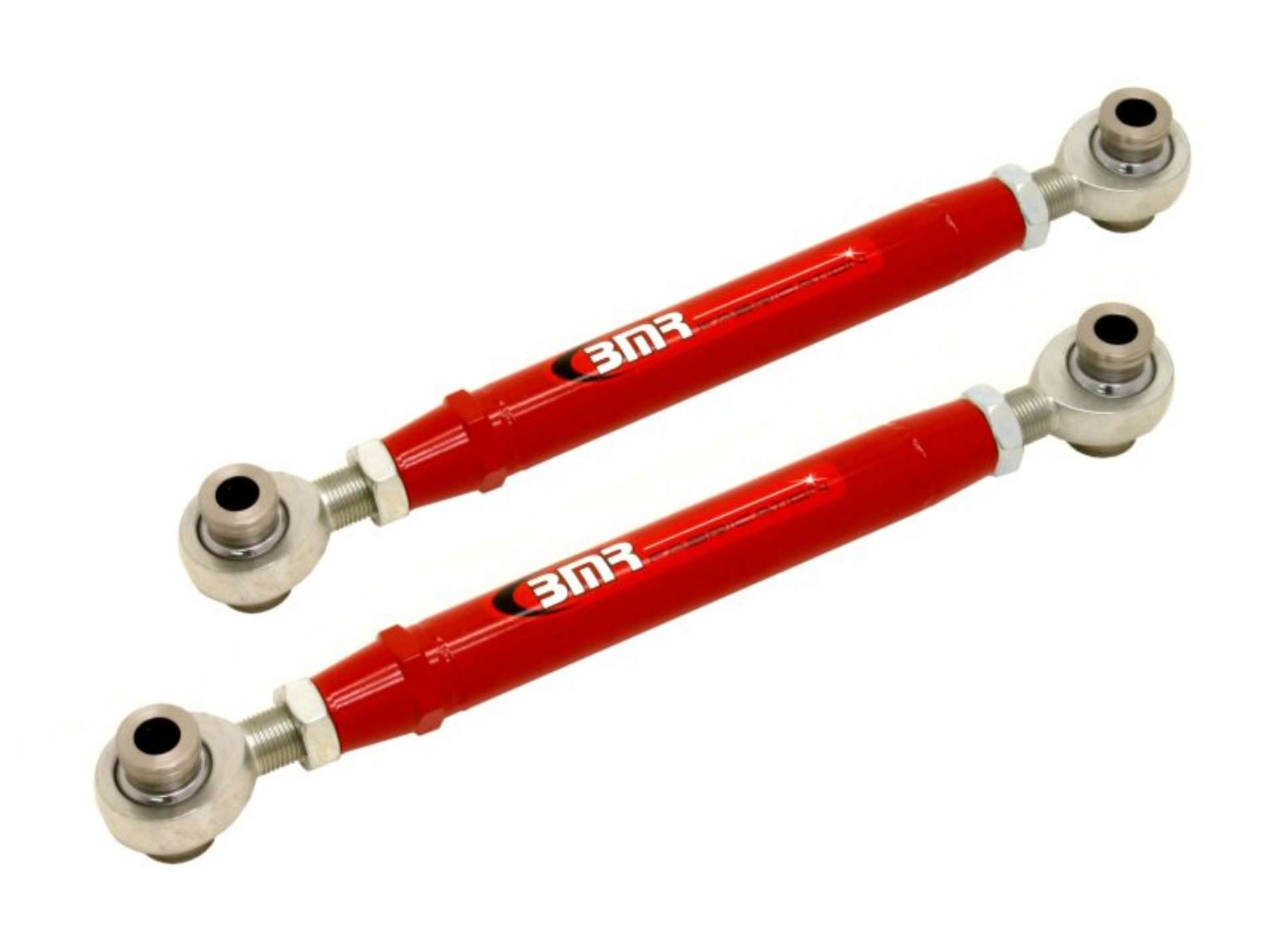 Picture of BMR 10-15 5th Gen Camaro Rear Adj- Rod Ends Toe Rods - Red