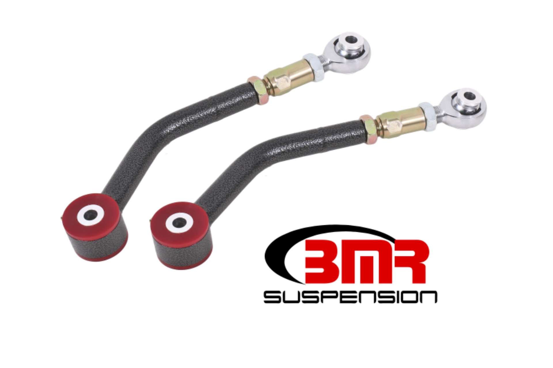 Picture of BMR 08-17 Challenger Upper Control Arms On-Car Adj- Rod Ends Polyurethane - Black Hammertone