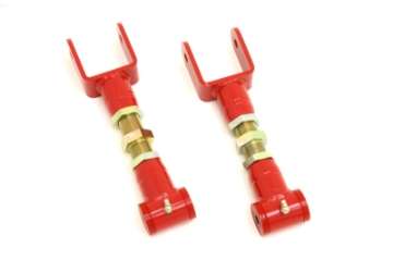 Picture of BMR 79-04 Fox Mustang Upper Control Arms On-Car Adj- Polyurethane - Red