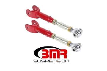 Picture of BMR 16-17 6th Gen Camaro Upper Trailing Arms w- On-Car Adj- Rod Ends - Red