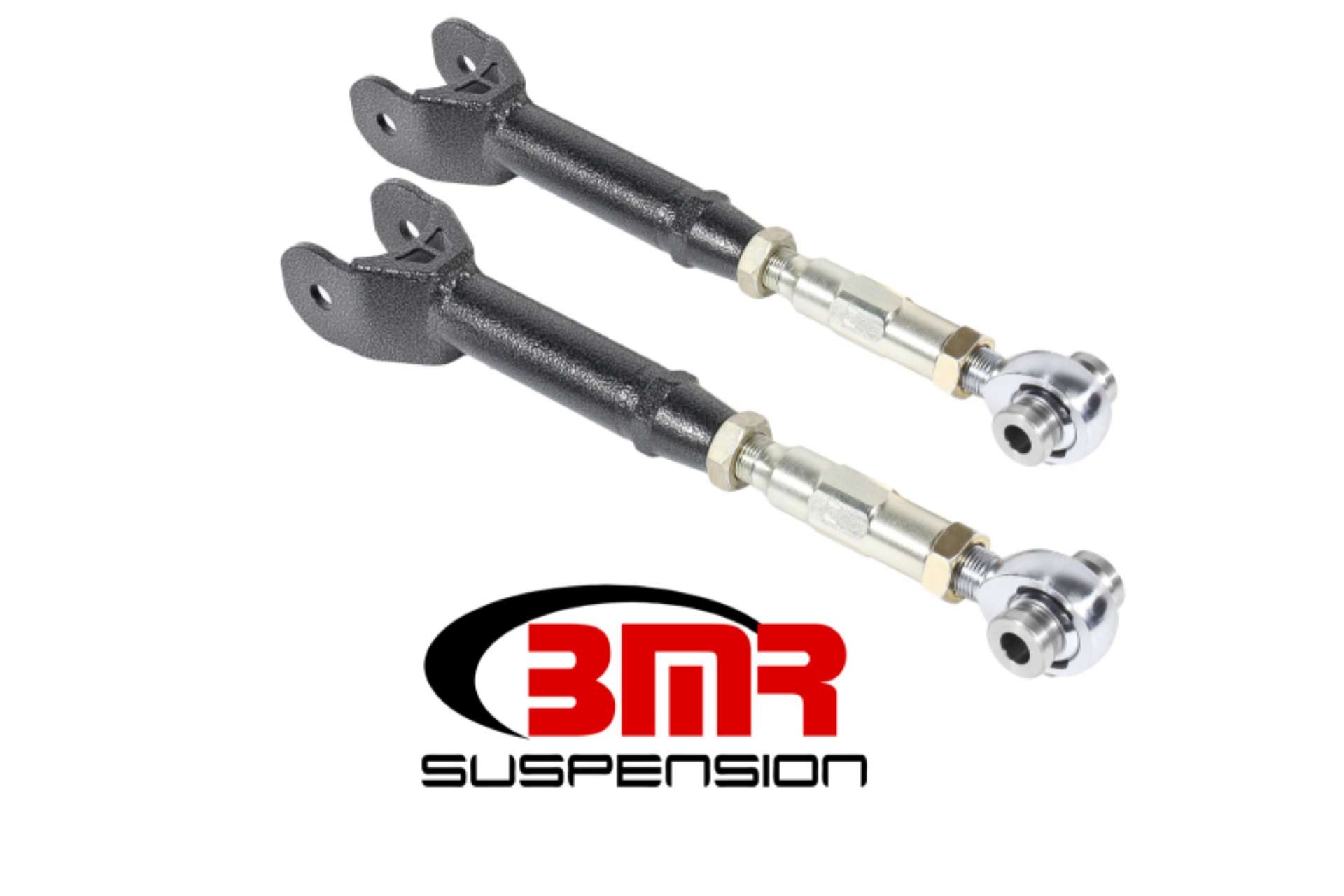 Picture of BMR 16-17 6th Gen Camaro Upper Control Arms On-Car Adj- Rod Ends - Black Hammertone