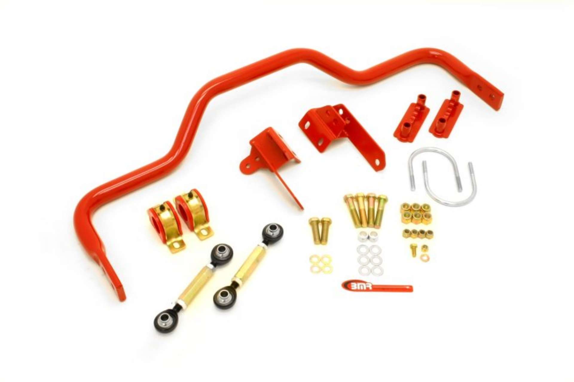 Picture of BMR 82-02 3rd Gen F-Body w- 3-0-3-25in Axles Rear Hollow 1-375in Xtreme Anti-Roll Kit - Red