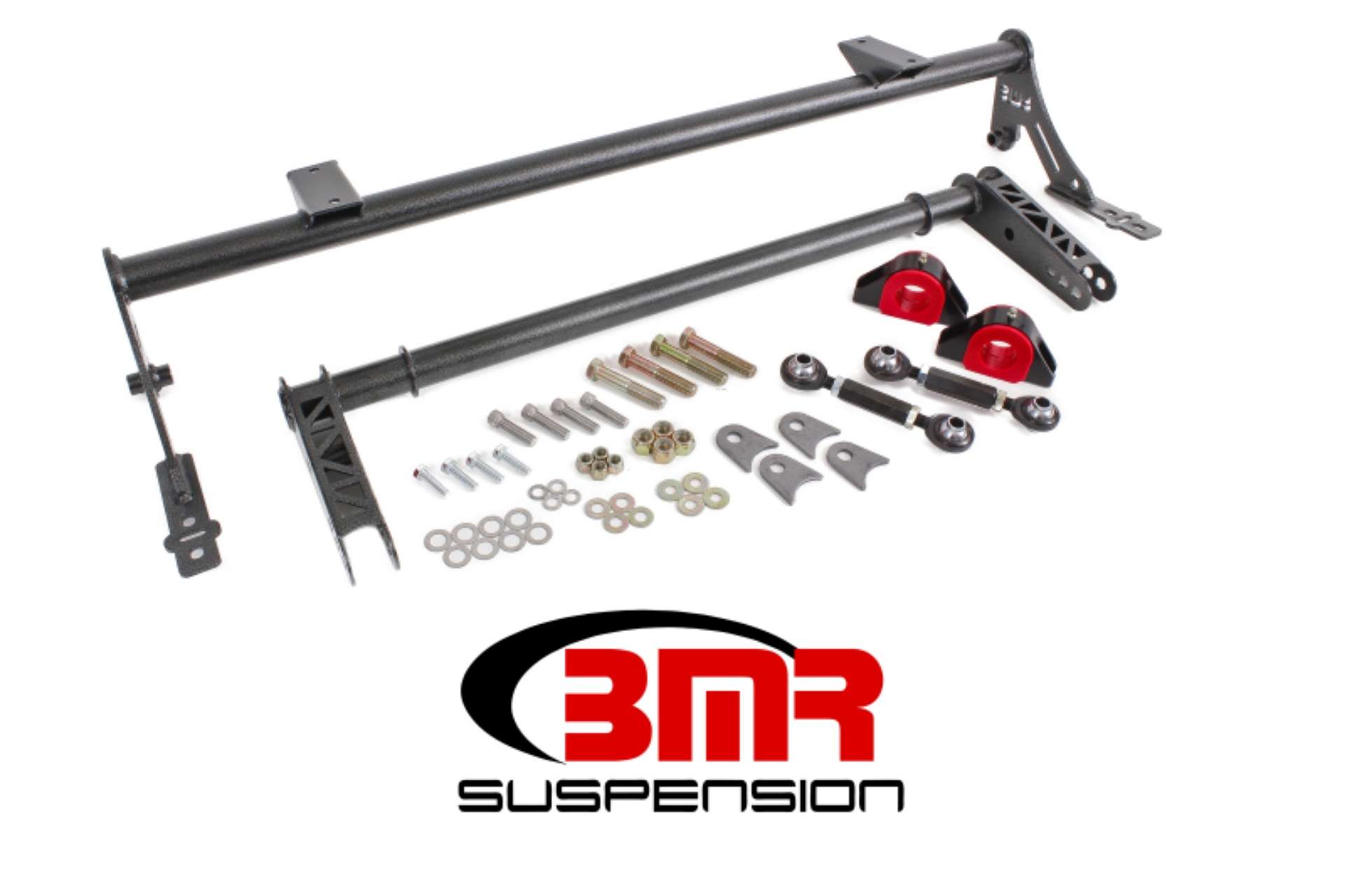 Picture of BMR 05-14 S197 Mustang Rear Bolt-On Hollow 35mm Xtreme Anti-Roll Bar Kit Poly - Black Hammertone