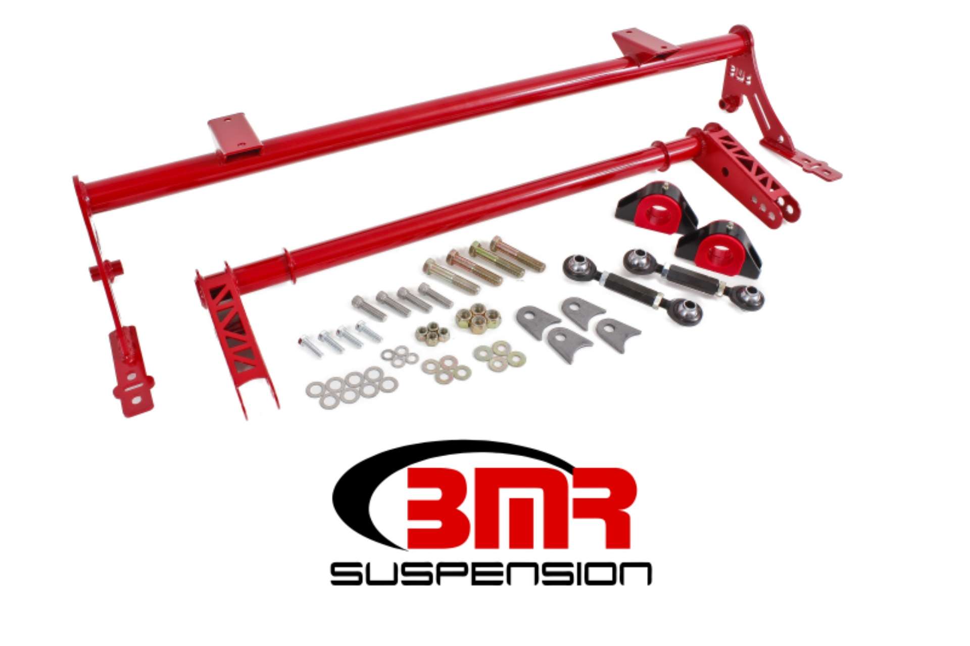 Picture of BMR 05-14 S197 Mustang Rear Bolt-On Hollow 35mm Xtreme Anti-Roll Bar Kit Polyurethane - Red