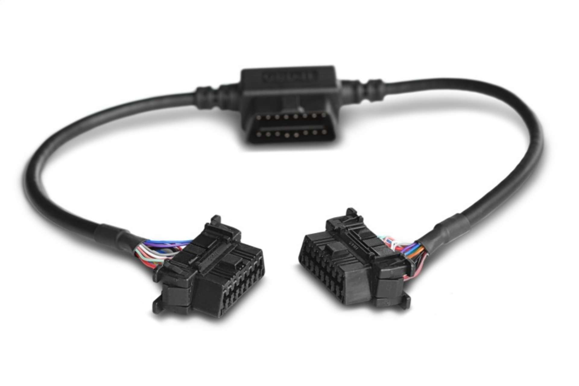 Picture of AMP Research PowerStep Plug N Play Pass Thru Harness - Black - Clip In OBD Plug Ram & Toyota Only