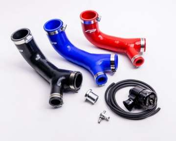 Picture of Agency Power Can-Am Maverick X3 Turbo Adjustable Blow Off Valve w-Silicone Hose Kit - Black