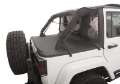 Picture of Rampage 2007-2018 Jeep WranglerJK Unlimited 4-Door Trailview Tonneau Top - Black Diamond