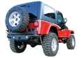 Picture of Rampage 1987-1995 Jeep WranglerYJ Recovery Bumper Hd Rear - Black