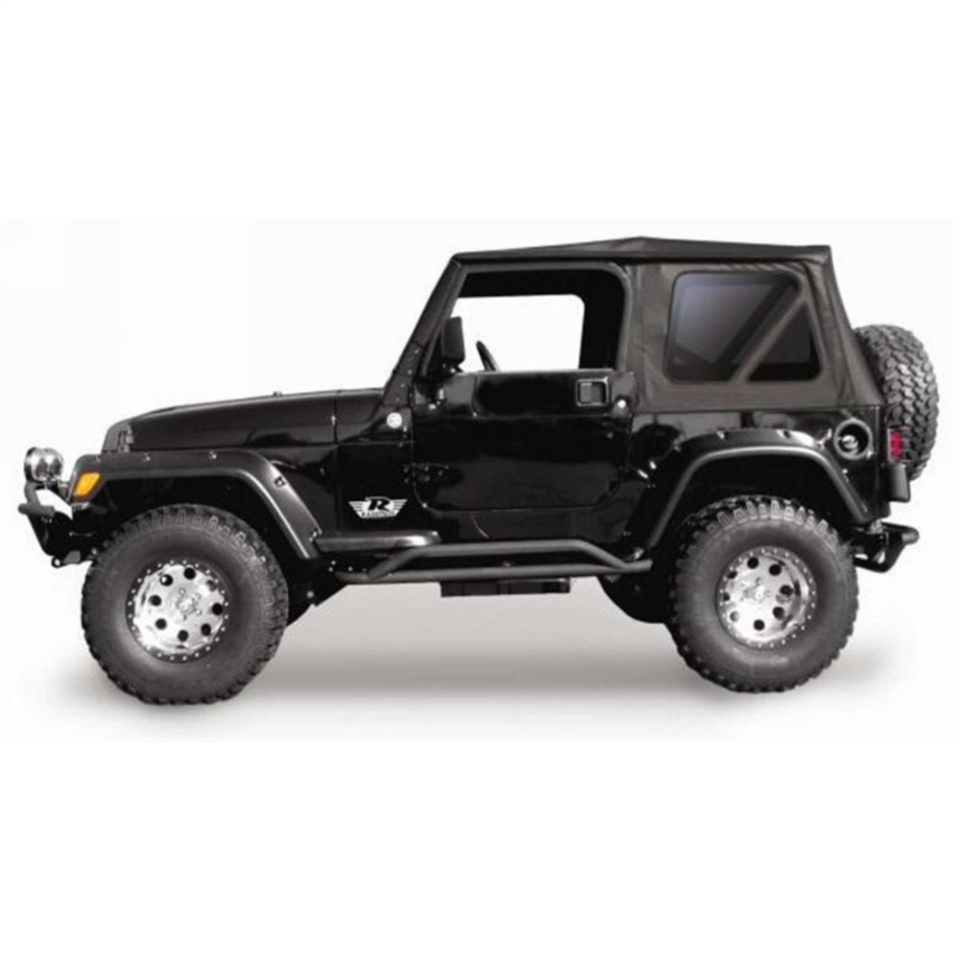 Picture of Rampage 1997-2006 Jeep WranglerTJ Complete Top - Black Diamond