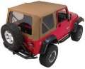 Picture of Rampage 1997-2006 Jeep WranglerTJ Complete Top - Khaki