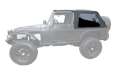 Picture of Rampage 2004-2006 Jeep WranglerTJ LJ Unlimited Frameless Soft Top Kit - Black Diamond