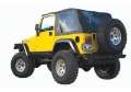 Picture of Rampage 1997-2006 Jeep WranglerTJ Excludes LJ Unlimited Frameless Soft Top Kit - Black Diamond