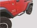 Picture of Rampage 2007-2018 Jeep WranglerJK Side Bar Drop Step Slimline - Black