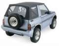 Picture of Rampage 1995-1998 Geo Tracker Soft Top OEM Replacement - Black Denim