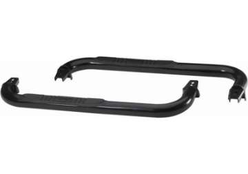 Picture of Rampage 1987-1995 Jeep WranglerYJ 3 Inch Round Nerf Bar - Black