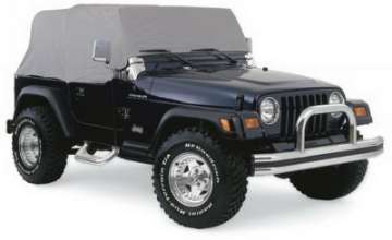 Picture of Rampage 1992-1995 Jeep WranglerYJ Cab Cover With Door Flaps - Grey